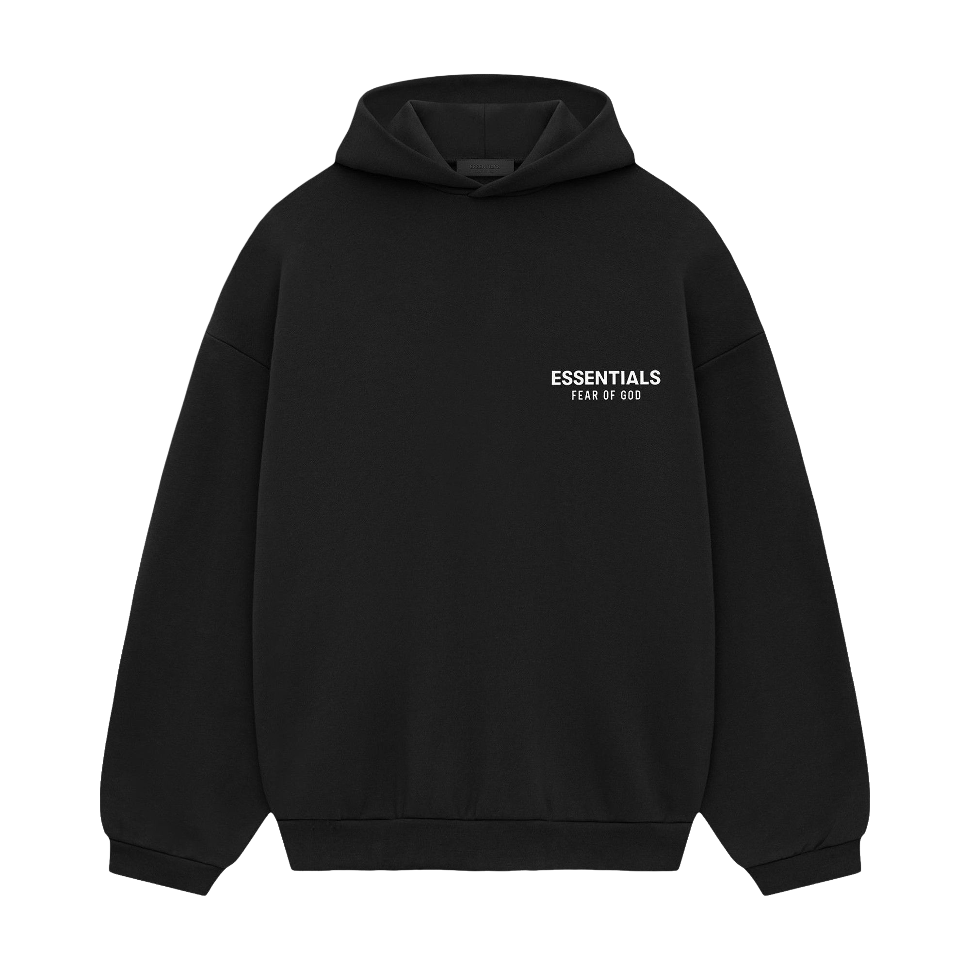 FOG ESSENTIALS FW24 BLACK FLEECE HOODIE 'BLACK'