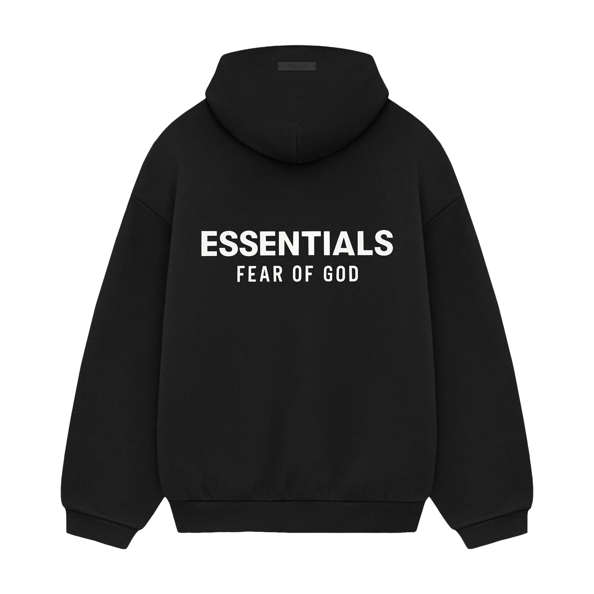 FOG ESSENTIALS FW24 BLACK FLEECE HOODIE 'BLACK'