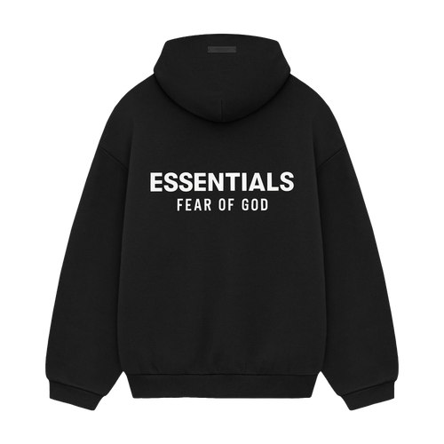 FOG ESSENTIALS FW24 BLACK FLEECE HOODIE 'BLACK'